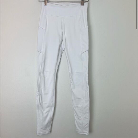 Lululemon Athletica Speed Up Tight 28 inch White 4 Run Gym Workout Yoga Active - Picture 1 of 7